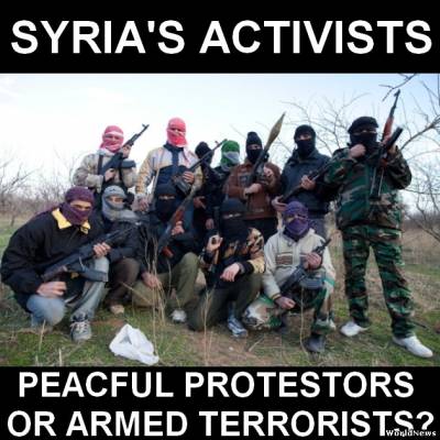 Участники мирных протестов или вооружённые террористы?